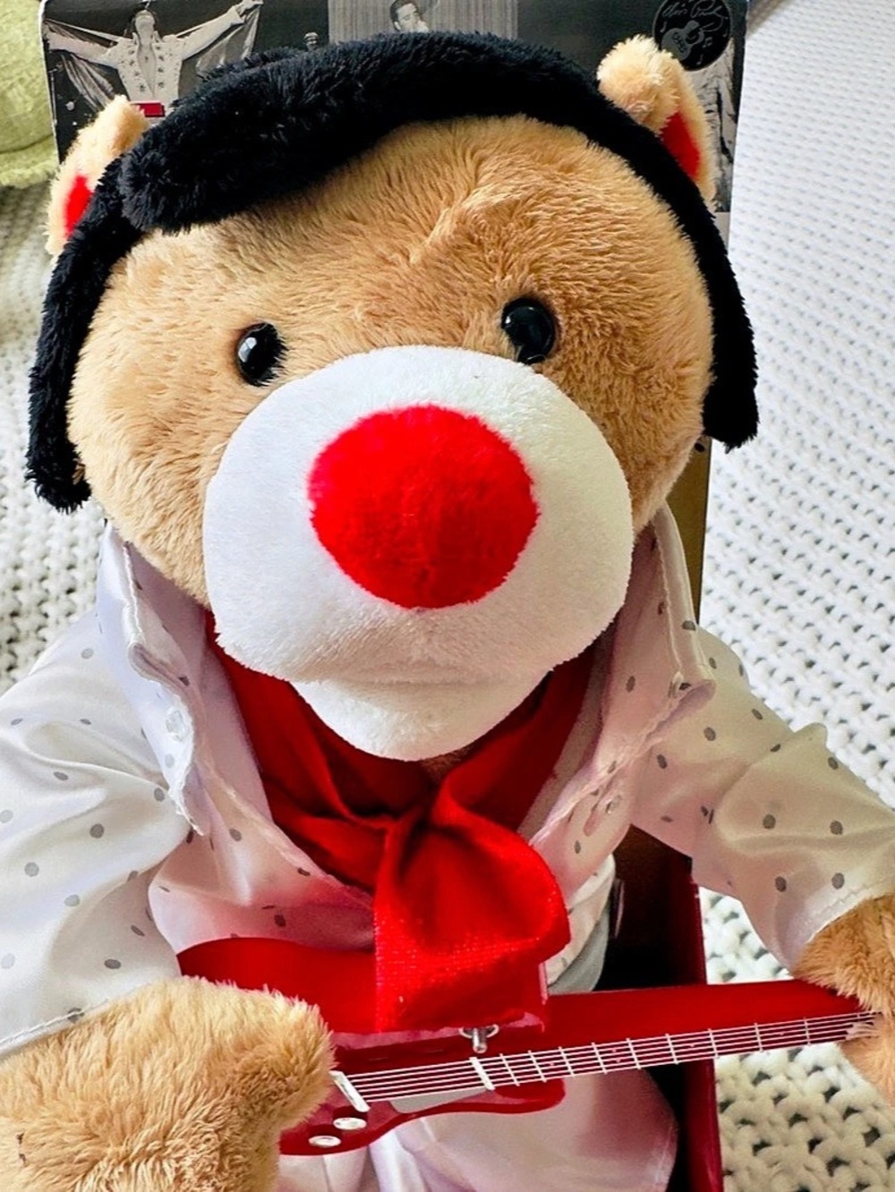Vintage Elvis Presley Preferred Plush Bear Singer Elvis Presley All Shook Up